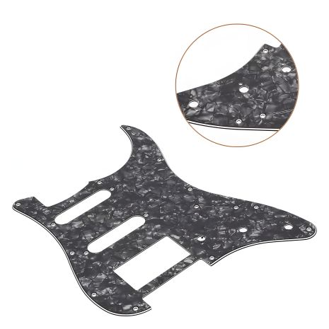 Для електрогітари SSH Fender Stratocaster ST China чорний перламутр пікгард
