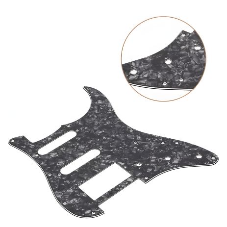 Для електрогітари SSH Fender Stratocaster ST China чорний перламутр пікгард