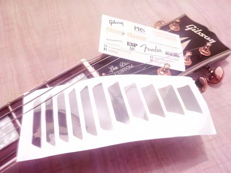 Маркеры-стикеры для грифа электрогитары Gibson Les Paul Standart ES SG Маркеры-стикеры для грифа электрогитары Gibson Les Paul Standart ES SG