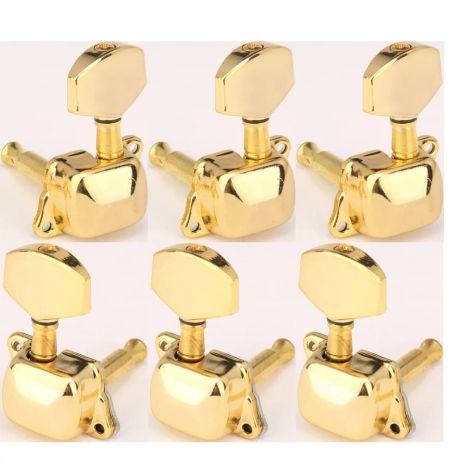 Кілки для електрогітари й акустичної гітари золоті J21 3L+3R gold Кілки для електрогітари й акустичної гітари золоті J21 3L+3R gold