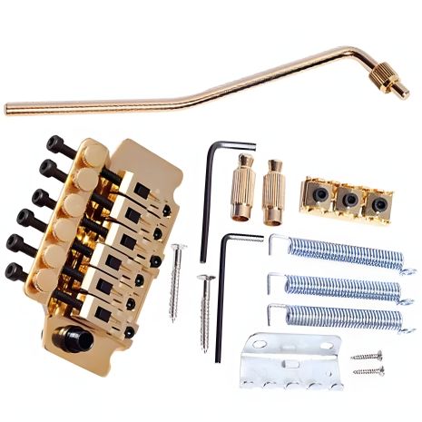 Гітарний Бридж Флойд роуз Floyd Rose тремоло для електрогітари золотий Гітарний Бридж Флойд роуз Floyd Rose тремоло для електрогітари золотий
