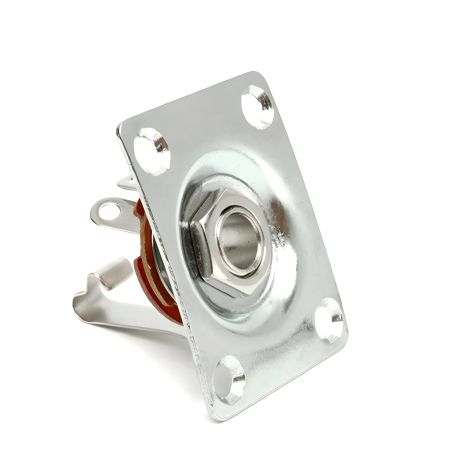 Роз'єми для джеку Jack електрогітари Gibson Les Paul SG ES Ibanes Shur LTD ESP, хромовані