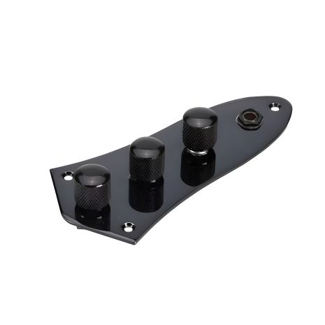 Панель управления пикгард для бас-гитары Fender Jazz Bass China, черная