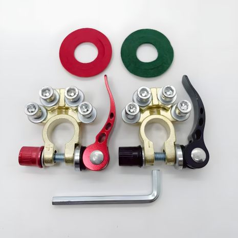 Быстрозажимные клеммы латунные для АКБ аккумуляторные