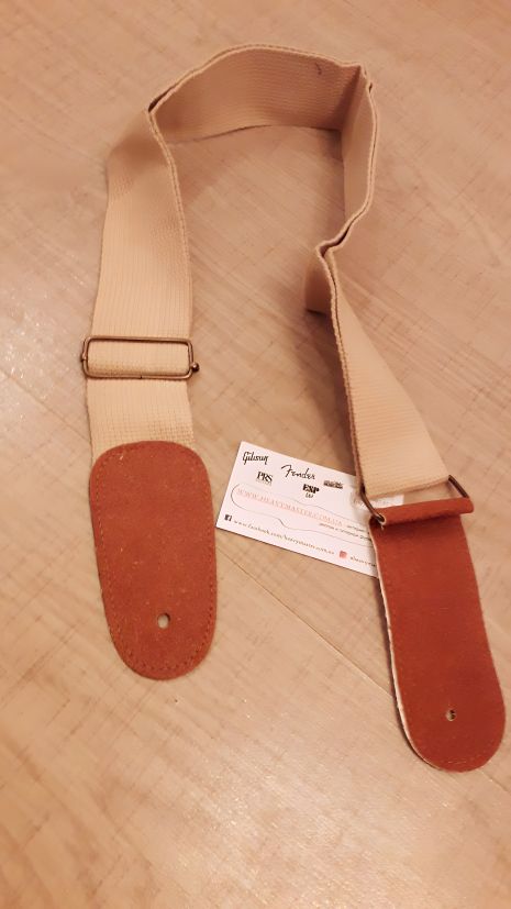 Ремень для классической гитары бежевый