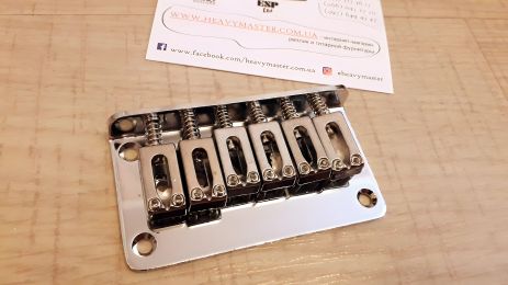 Хромированный фиксированный гитарный бридж для электрогитары