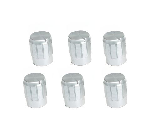 Ручки для потенціометрів гітари/електрогітари, хром 15 мм Ручки для потенціометрів гітари/електрогітари, хром 15 мм