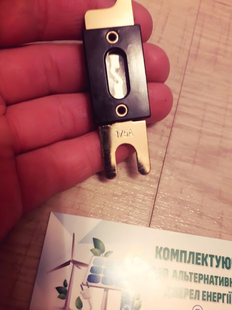 Плавкий запобіжник 175 ампер DC для автоінвертору акумулятора