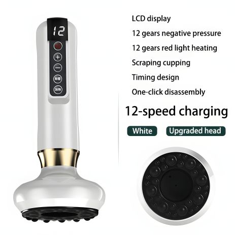 Акумуляторний вакуумний масажер для омолодження тіла й обличчя