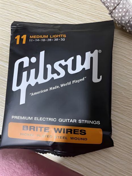 Струни Gibson для електрогітари гітари 11-50 medium lights