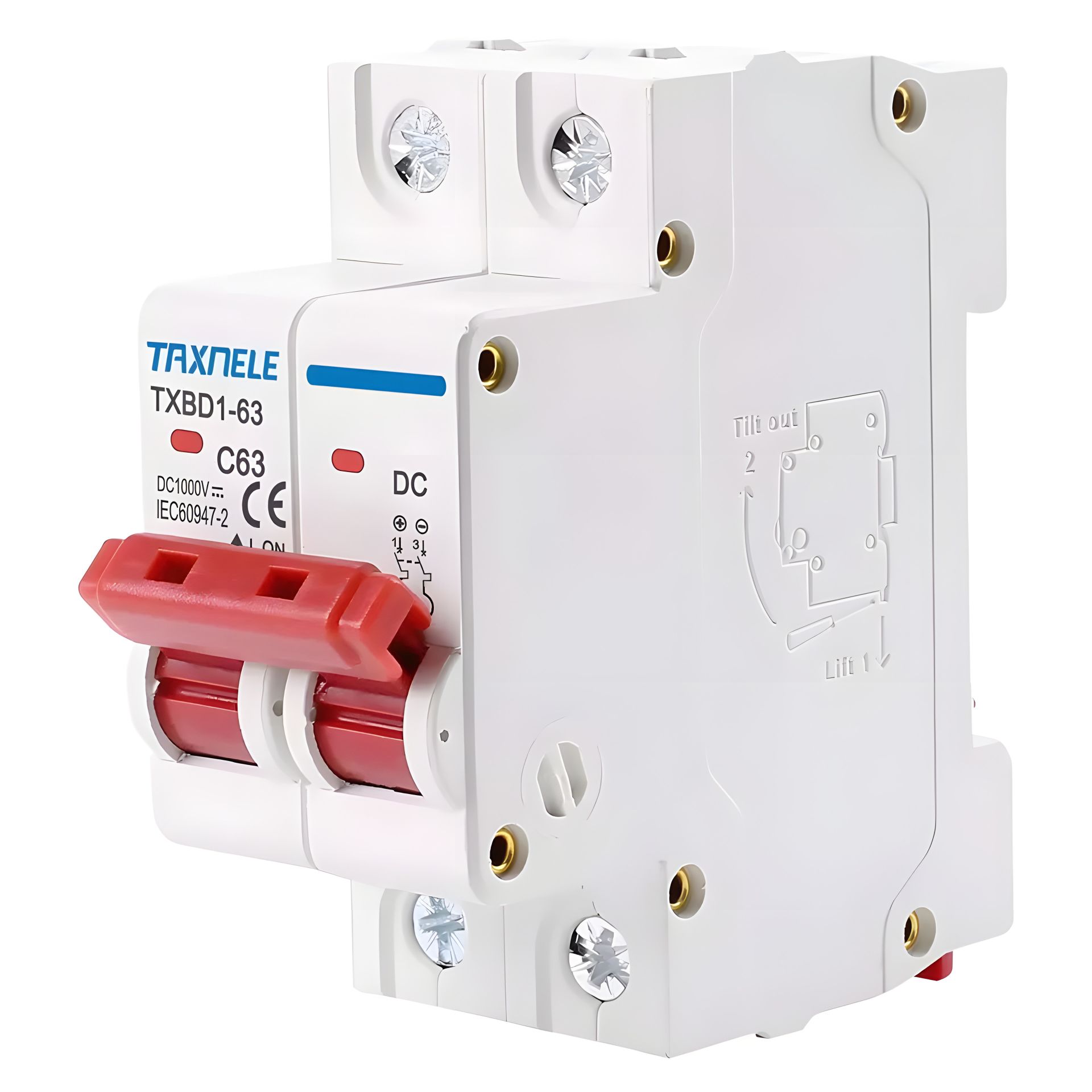 Автоматичний DC вимикач для сонячних панелей 32А 2P Автоматичний DC вимикач для сонячних панелей 32А 2P