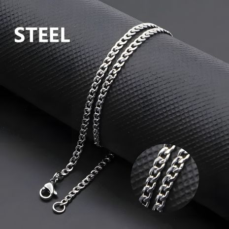 Чоловічий ланцюг плетіння хром 70 см