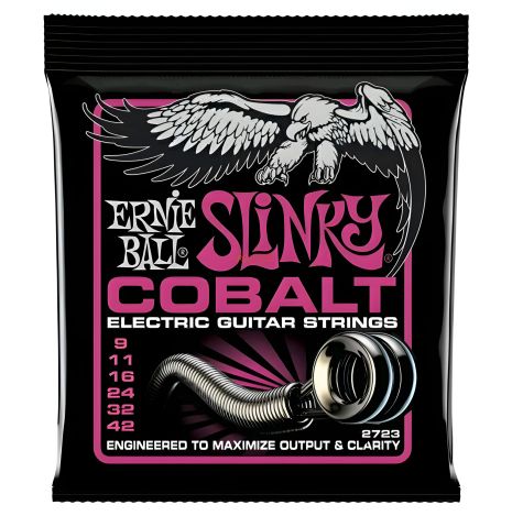 Струны для электрогитары Ernie Ball Slinky COBALT 09-42