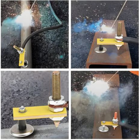 Глушка зварювальна клема магнітна Глушка зварювальна клема магнітна