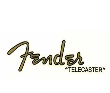 Деколь наклейка для электрогитары Fender Telecaster Gold