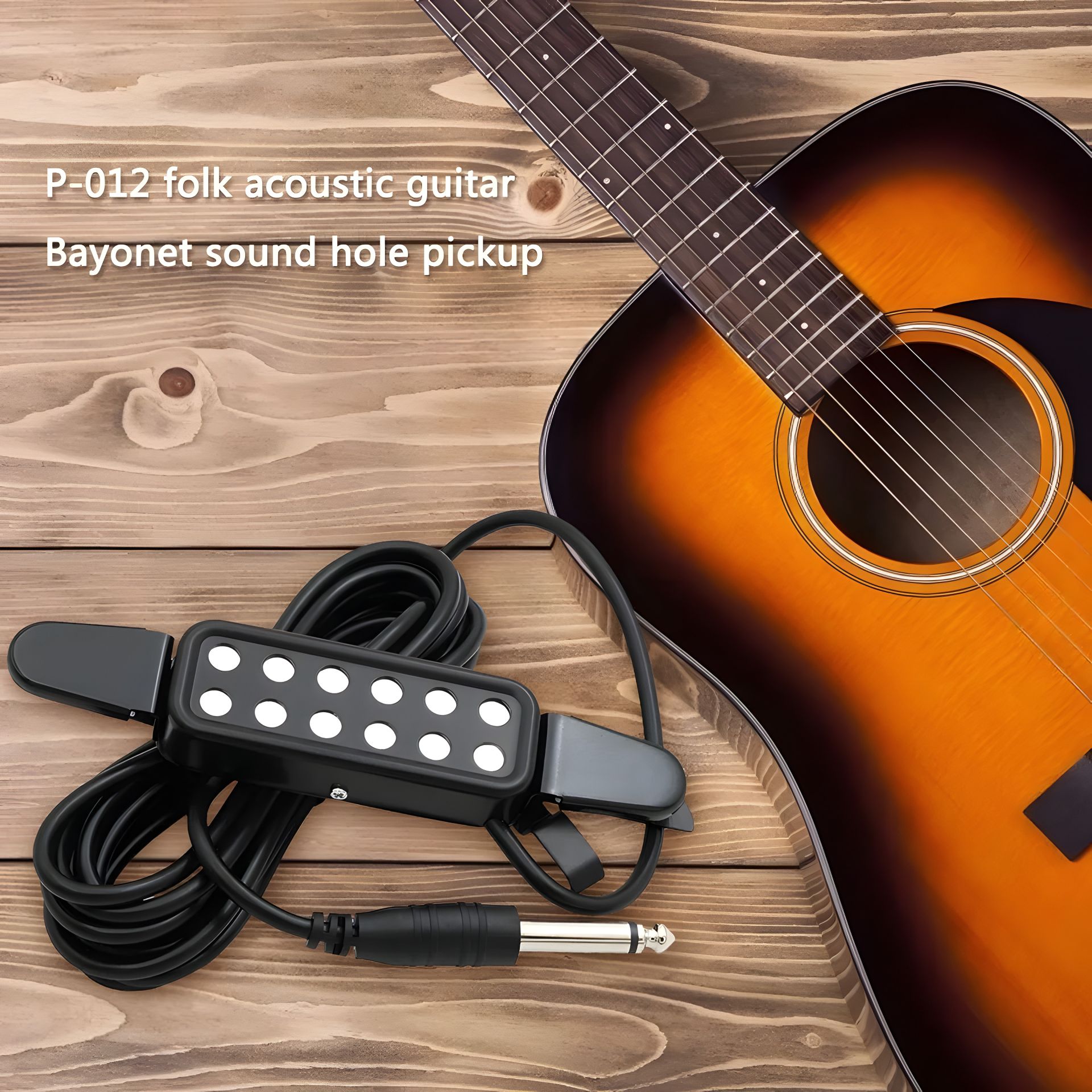 Звукознімач для акустичної гітари датчик кабель 3 м Звукознімач для акустичної гітари датчик кабель 3 м