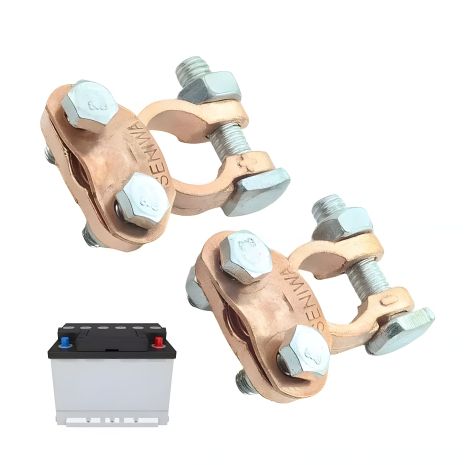 Зажимные клеммы для авто аккумулятора, алюминиевый сплав