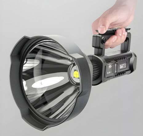 МОНСТРР потужний ліхтар, led ліхтарик вуличний портативний 2 в 1