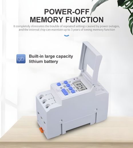 Цифровой таймер-выключатель AC/DC 30a, TOMZN