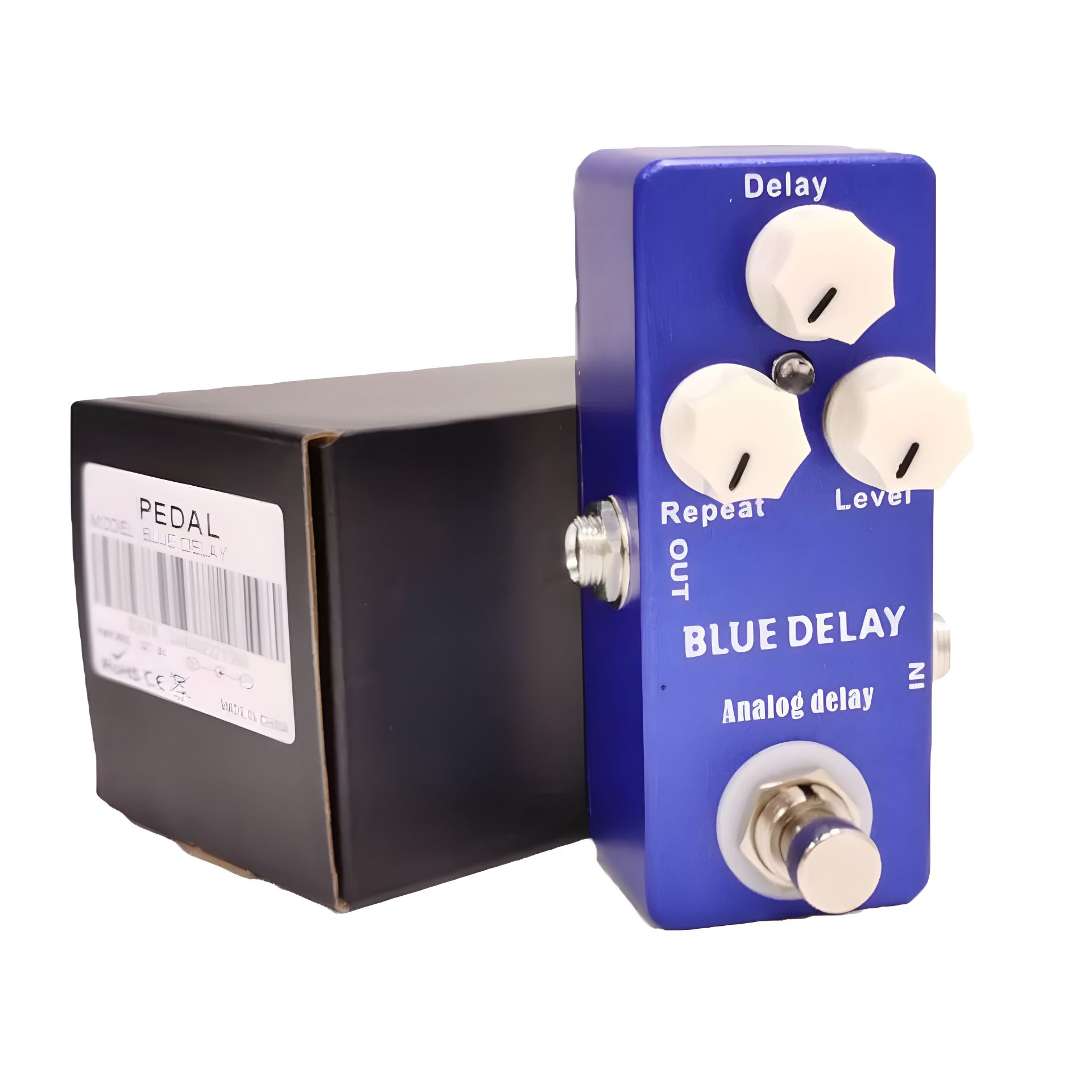 Гітарна педаль ефектів дилей Mosky Blue Delay для електрогітари Гітарна педаль ефектів дилей Mosky Blue Delay для електрогітари