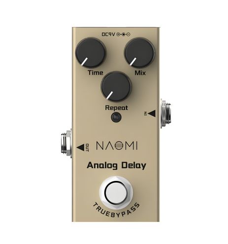 Гітарна педаль ефектів дилей Naomi Analog Delay для електрогітари електрогігітарі гітарі гітари, професійний звук
