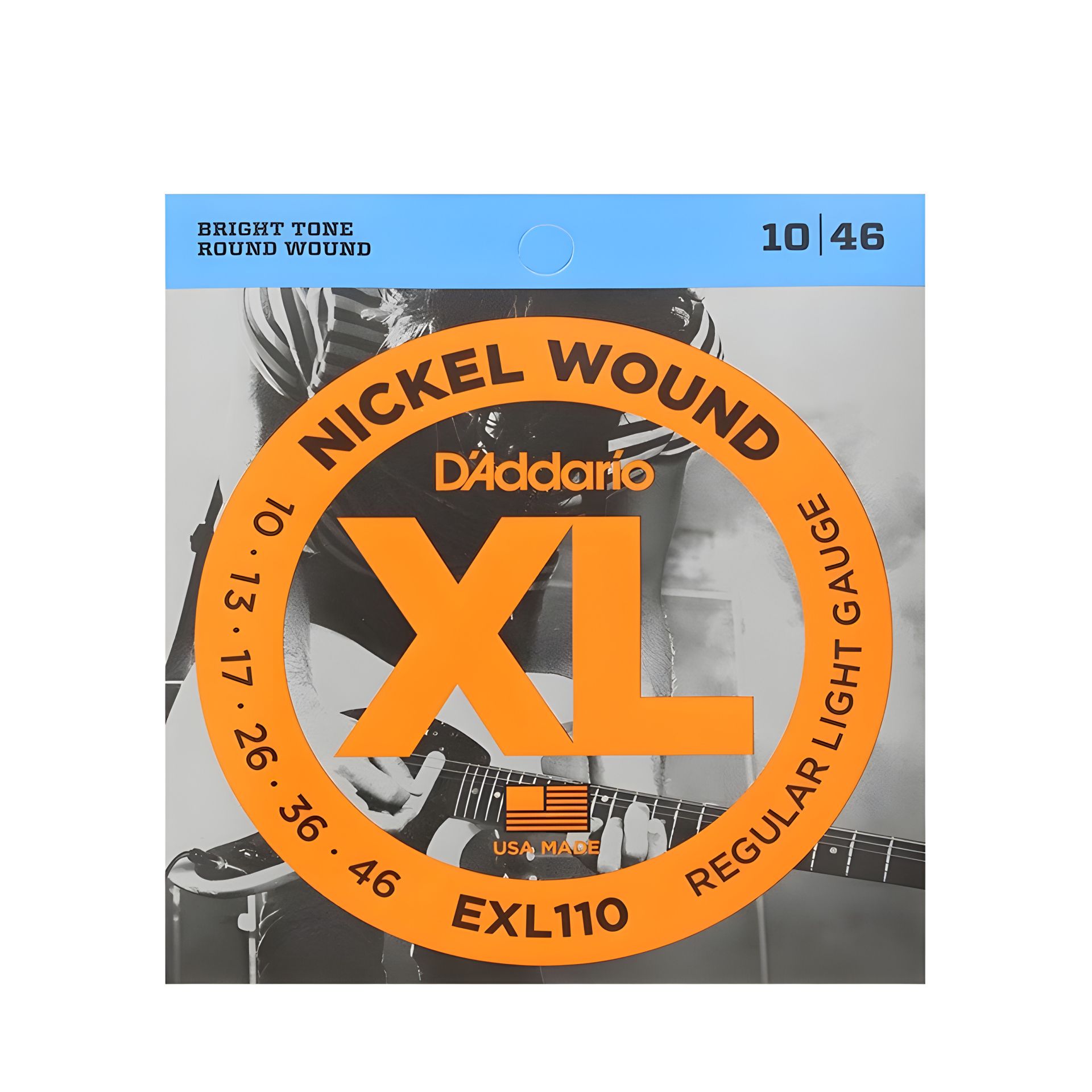 D'Addario Nickel Wound 10-46 струни для електрогітари D'Addario Nickel Wound 10-46 струни для електрогітари