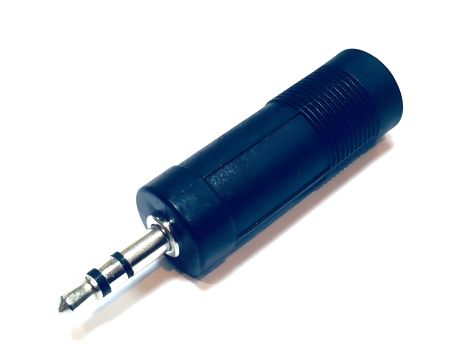 Avzhezh Перехідник mini Jack 3.5 — Jack 6.3 для електрогітари, пластик стерео Avzhezh Перехідник mini Jack 3.5 — Jack 6.3 для електрогітари, пластик стерео