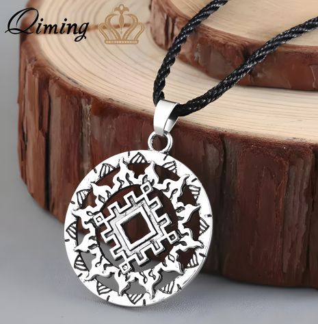 Славянский оберег кулон "Репейник счастья в солнечном круге" для мужчин и женщин Славянский оберег кулон "Репейник счастья в солнечном круге" для мужчин и женщин