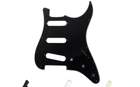Пикгард черного цвета для электрогитары Fender Stratocaster SSS Американский страт
