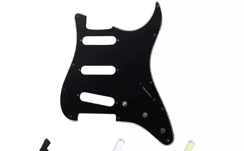 Пікгард чорний SSS для електогітари Fender Stratocaster ST на Американський страт Пікгард чорний SSS для електогітари Fender Stratocaster ST на Американський страт