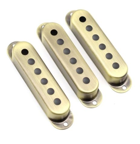 Металеві кришки синглів SSS для електрогітари Fender Stratocaster Ibanes Shur LTD ESP перелив