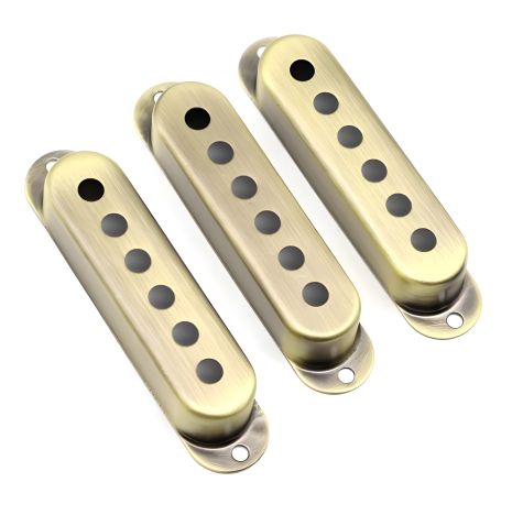 Кришки металеві синглів для електрогітари SSS Fender Stratocaster Ibanes Shur LTD ESP перелив Кришки металеві синглів для електрогітари SSS Fender Stratocaster Ibanes Shur LTD ESP перелив