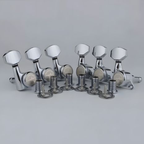 Кілки Machine Heads Guyker 6R для електрогітари, хромові