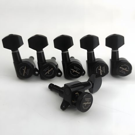 Кілки локові Guyker 6R для електрогітари, чорні