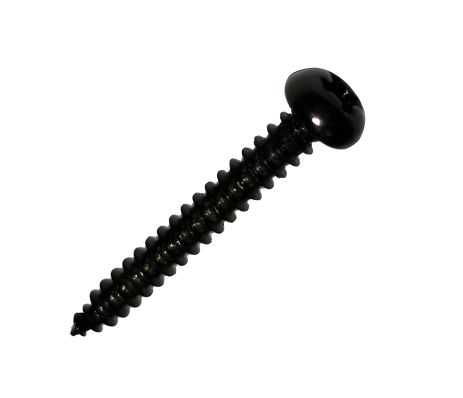 Чорні саморізи Paxphil для кріплення рамок ретейнерів гітари електрогітари 14 мм Чорні саморізи Paxphil для кріплення рамок ретейнерів гітари електрогітари 14 мм