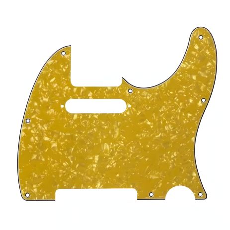 Перламутровый золотистый пикгард для электрогитары Fender Telecaster TL China