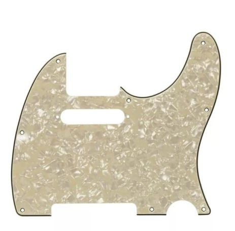 Пікгард для електрогітари Fender Telecaster TL China золотистий ПЕРЛАМОТОВИЙ світлий