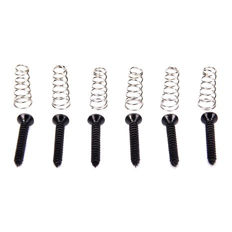 Саморізи для кріплення електрогітари Fender Stratocaster ST Ibanes Shur LTD, чорні Саморізи для кріплення електрогітари Fender Stratocaster ST Ibanes Shur LTD, чорні