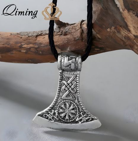 Підвіска кулон унісекс слов'янський оберег Сокира Перуна