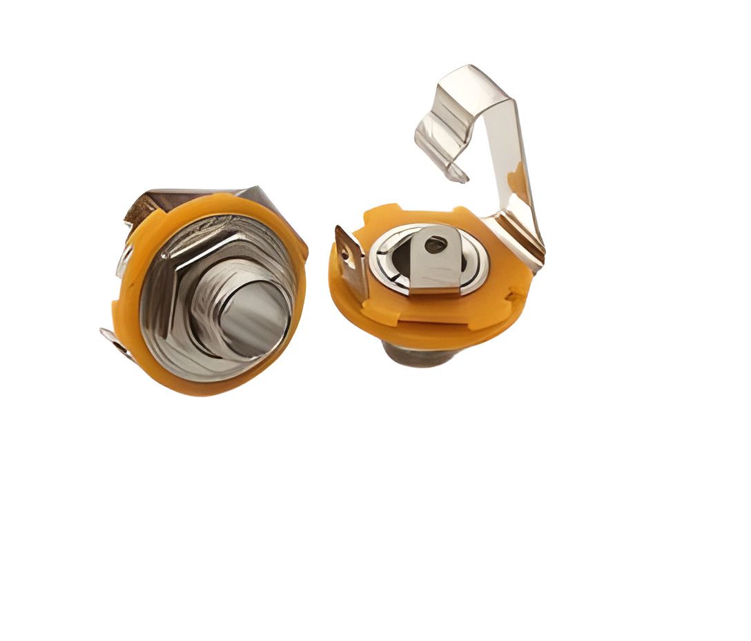 Гніздо моно 6.3 мм для корпусу, вхід джек Jack для електрогітари Гніздо моно 6.3 мм для корпусу, вхід джек Jack для електрогітари