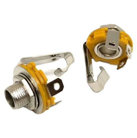 Гніздо моно 6.3 мм з роз'ємом для електрогітари