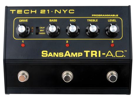 Гітарна педаль звук. ефектів TECH 21 SansAmp TRI A.C. Гітарна педаль звук. ефектів TECH 21 SansAmp TRI A.C.