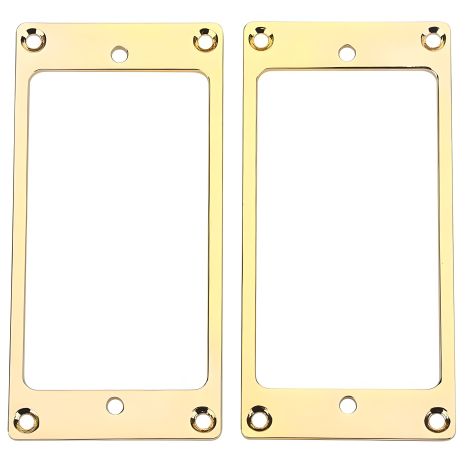 Плоские металлические рамки для крышек хамбакеров для электрогитары, золото, Fender Jackson LTD Squer Cort Yamaha