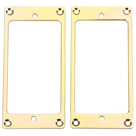 Рамки ПЛОСКІ МЕТАЛ для кришок для хамбакерів для електрогітари Fender Jackson LTD Squer Cort Yamaha золото