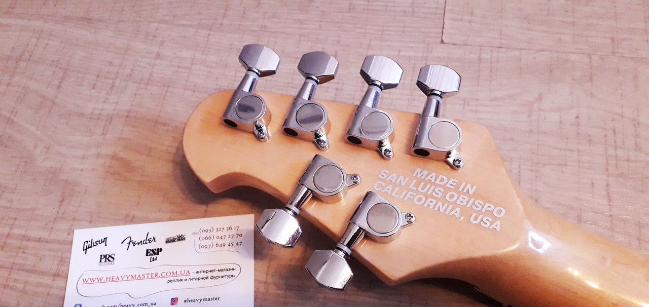 Кілки для електрогітари електрогіпітарі гітарі Music Man Suhr 4R+2L хромові Кілки для електрогітари електрогіпітарі гітарі Music Man Suhr 4R+2L хромові