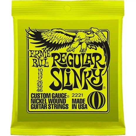 Струни для електрогітари Ernie Ball Regular Slinky 10-46