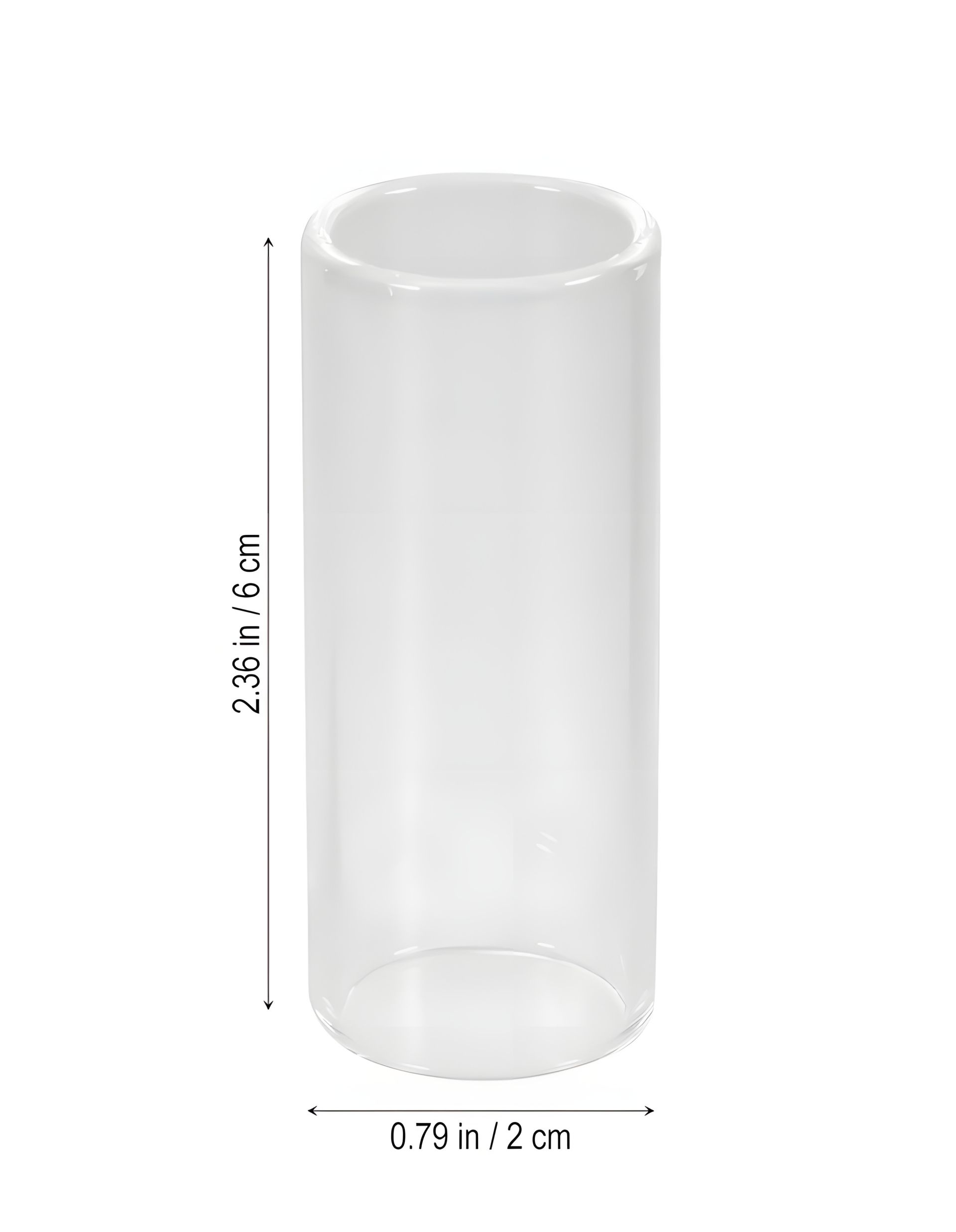 Слайдер для гітари електрогітари, скляний 60 мм Слайдер для гітари електрогітари, скляний 60 мм