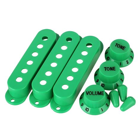 Зелений комплект кришки і ручки електрогітари Fender Stratocaster Зелений комплект кришки і ручки електрогітари Fender Stratocaster