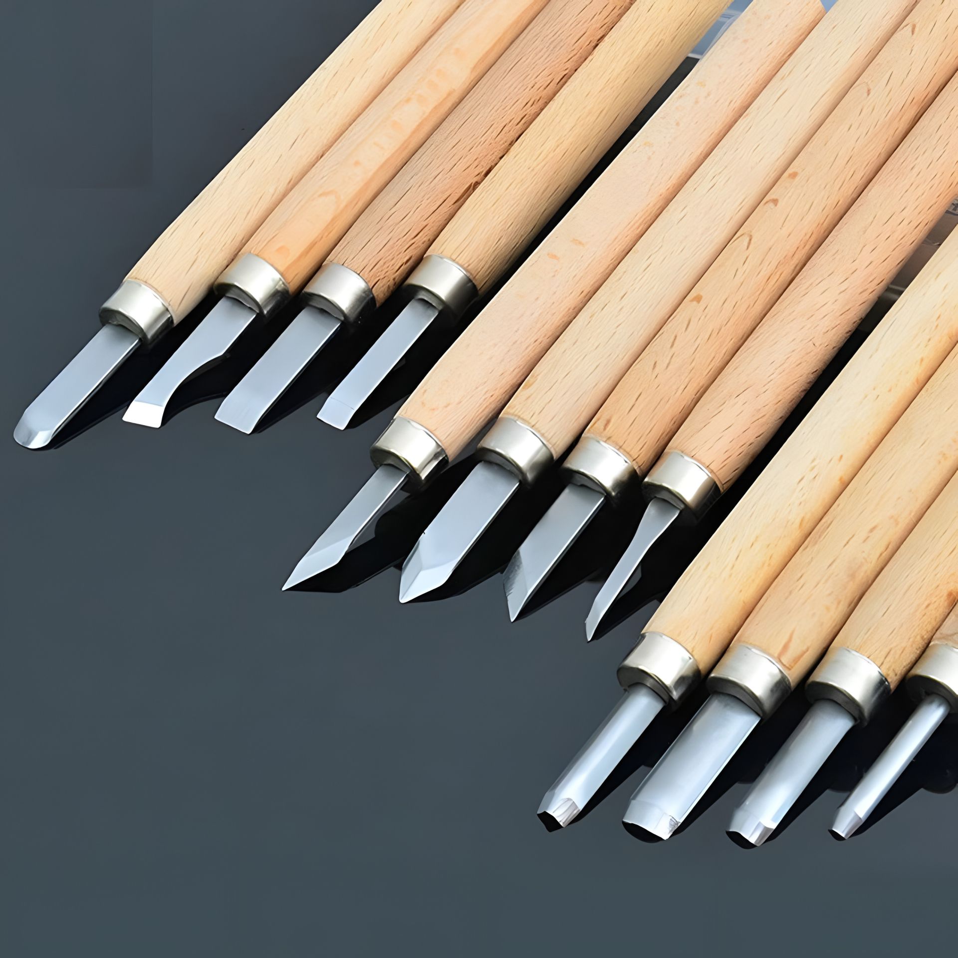 Набір ручних різців для дерева і картону, багатофункціональні леза-різачі, профіліровані Набір ручних різців для дерева і картону, багатофункціональні леза-різачі, профіліровані