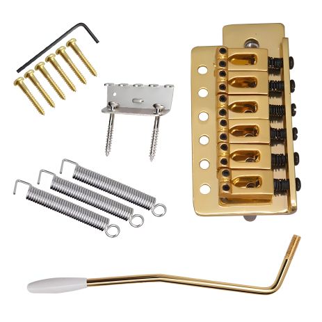 Тремоло бридж для гітари fender stratocaster вібрато ЗОЛТИСТИЙ Тремоло бридж для гітари fender stratocaster вібрато ЗОЛТИСТИЙ